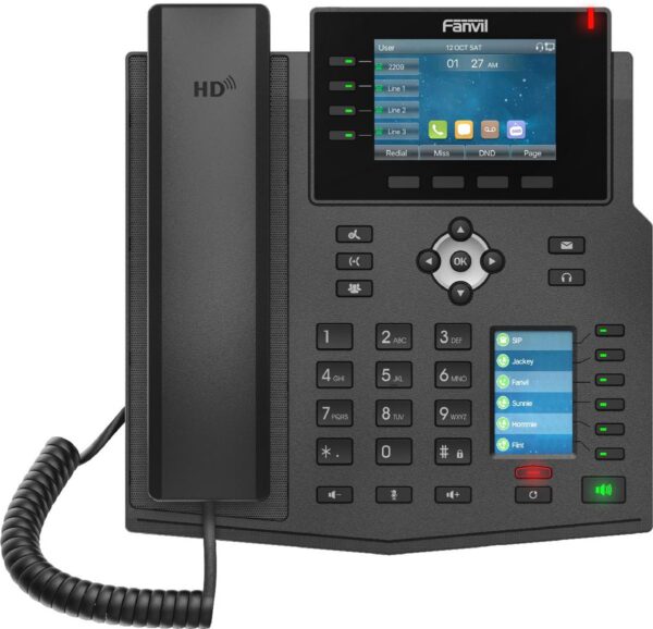 X5U204.jpg Fanvil X5U-N V2 Neutral Branded Medium level IP phone