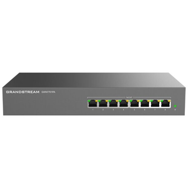 Grandstream GWN7701PA - Unmanaged 8 Port PoE Switch
