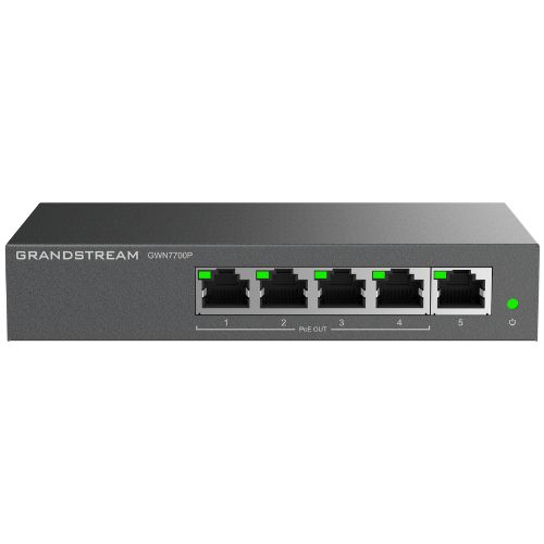 Grandstream GWN7700P - Unmanaged 5 Port POE Switch