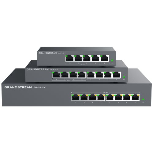 Grandstream GWN7701PA - Unmanaged 8 Port PoE Switch